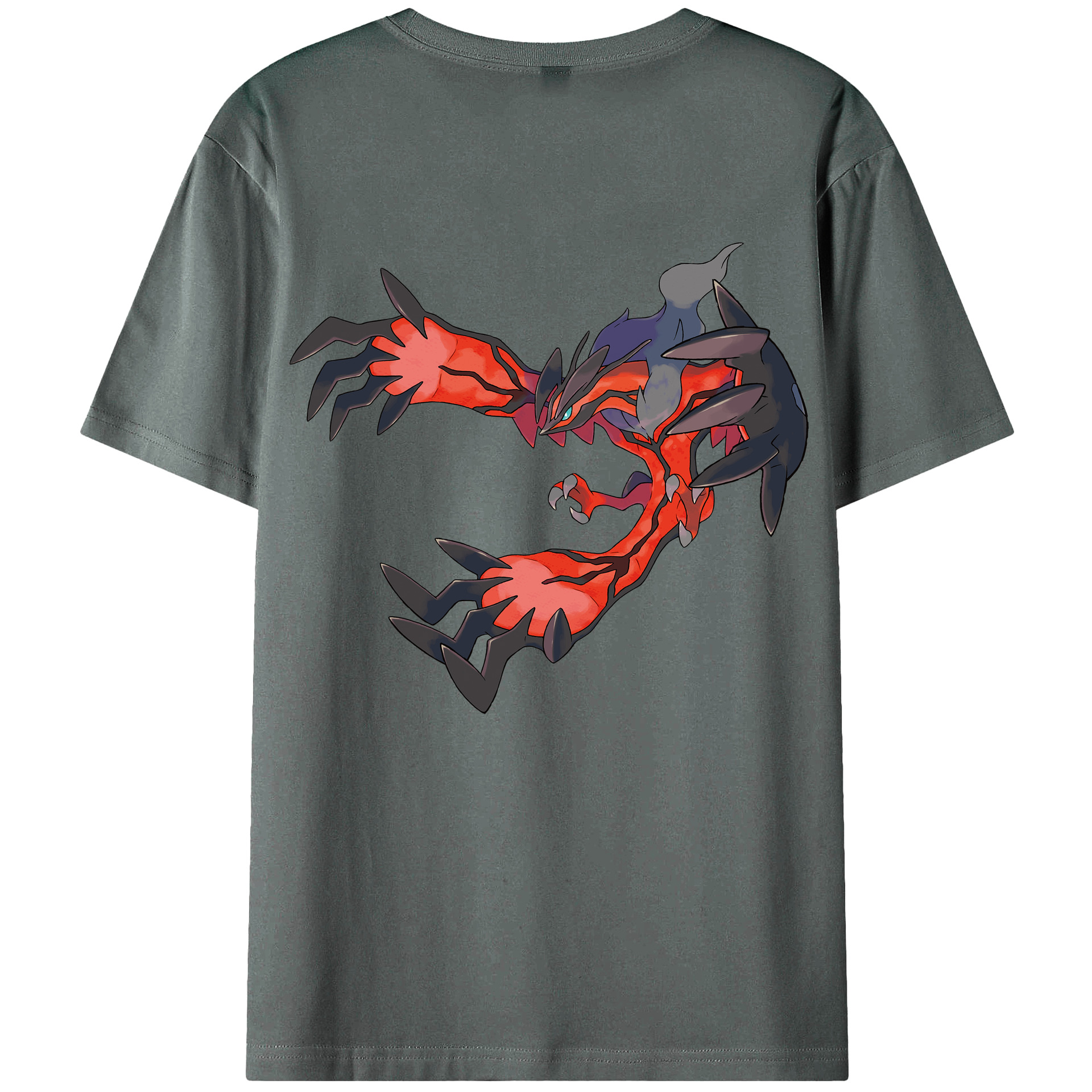 （画像用） ポケットモンスター Pokémon 綿100％半袖Tシャツ（背面プリント）